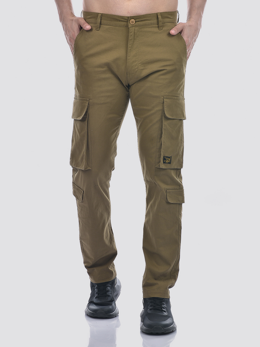 Numero Uno Men Solid Khaki Pant